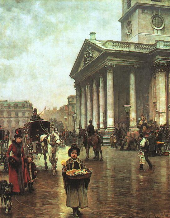 William Logsdail St.Martin in the Fields oil painting image